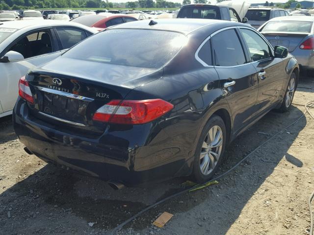 JN1BY1AR8DM600383 - 2013 INFINITI M37 X BLACK photo 4