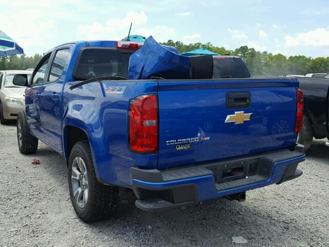 1GCGTDEN5J1154538 - 2018 CHEVROLET COLORADO Z BLUE photo 3