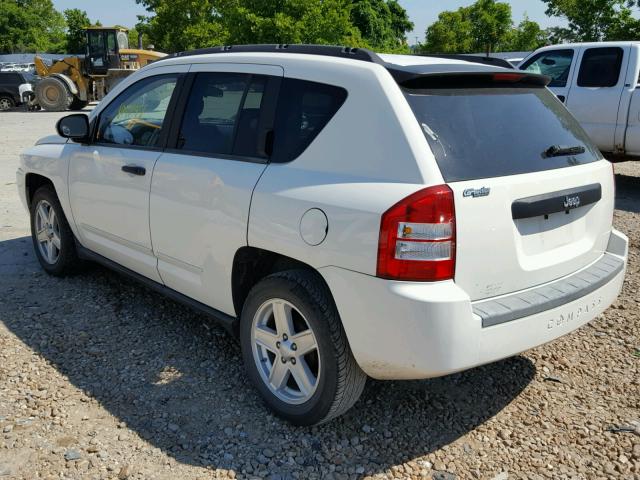 1J4FT47A39D159957 - 2009 JEEP COMPASS SP WHITE photo 3