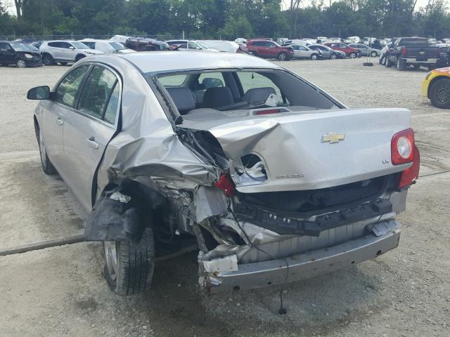 1G1ZG57B58F263173 - 2008 CHEVROLET MALIBU LS 银色 照片 3