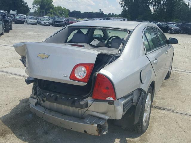 1G1ZG57B58F263173 - 2008 CHEVROLET MALIBU LS 银色 照片 4