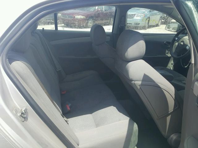 1G1ZG57B58F263173 - 2008 CHEVROLET MALIBU LS 银色 照片 6