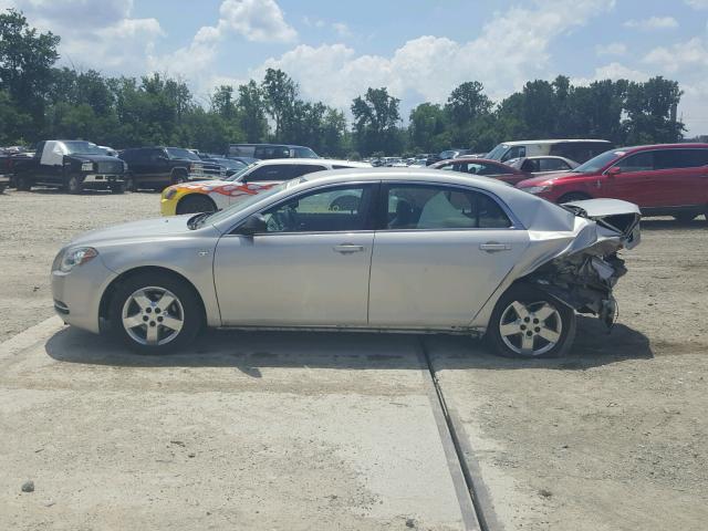 1G1ZG57B58F263173 - 2008 CHEVROLET MALIBU LS 银色 照片 9