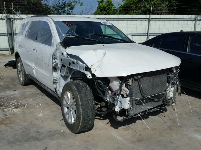 1C4RDHAG5EC344421 - 2014 DODGE DURANGO SX WHITE photo 1