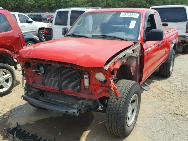 5TESN92N23Z176799 - 2003 TOYOTA TACOMA XTR RED photo 2