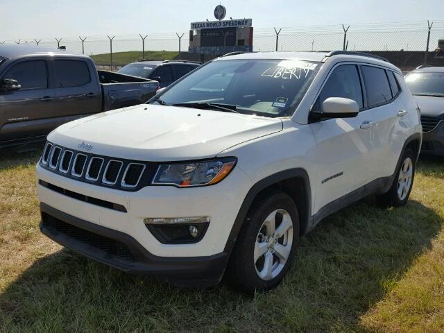 3C4NJCBB6HT632793 - 2017 JEEP COMPASS LA WHITE photo 2