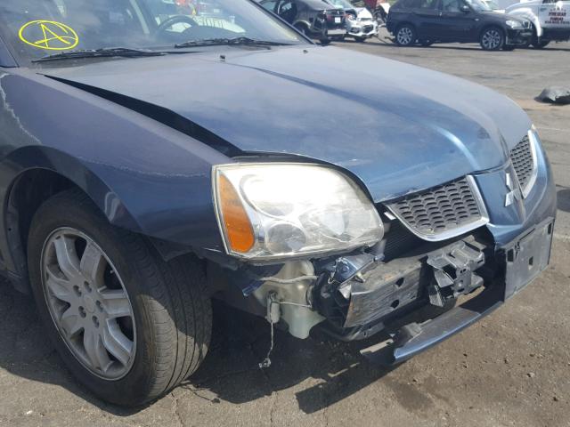 4A3AB36F74E059113 - 2004 MITSUBISHI GALANT ES BLUE photo 9