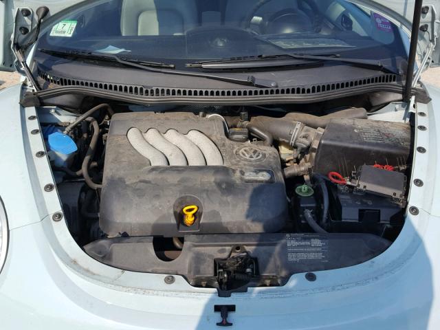 3VWCM31Y85M364093 - 2005 VOLKSWAGEN NEW BEETLE 蓝色 照片 7