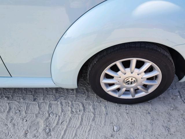 3VWCM31Y85M364093 - 2005 VOLKSWAGEN NEW BEETLE 蓝色 照片 9