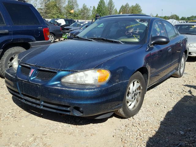 1G2NG52E73C223859 - 2003 PONTIAC GRAND AM S ლურჯი ფოტო 2