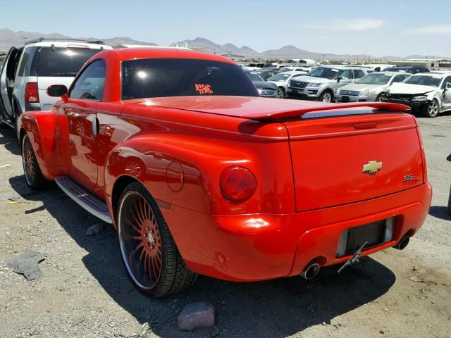 1GCES14P84B108700 - 2004 CHEVROLET SSR 红色 照片 3