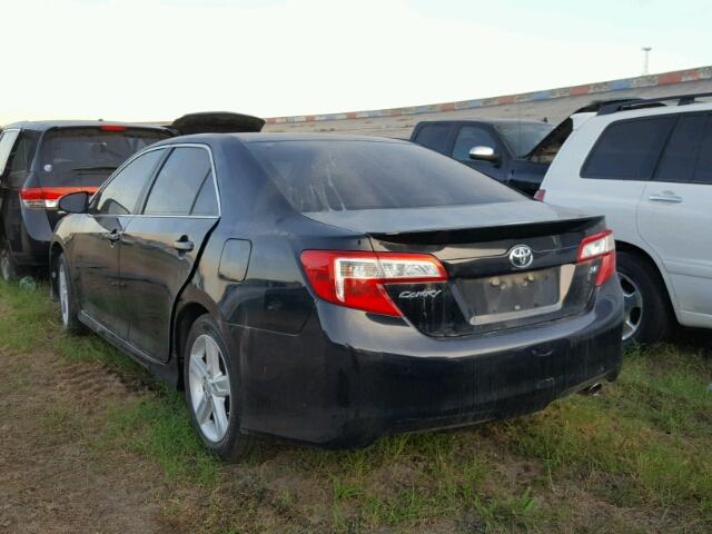 4T1BF1FK0DU220271 - 2013 TOYOTA CAMRY BLACK photo 3