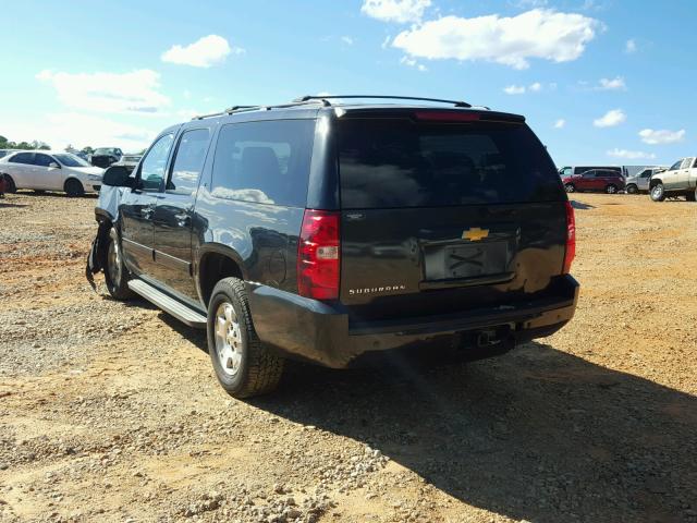 1GNSCJE00DR124793 - 2013 CHEVROLET SUBURBAN BLACK photo 3