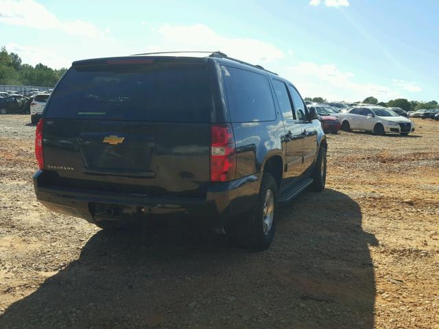 1GNSCJE00DR124793 - 2013 CHEVROLET SUBURBAN BLACK photo 4