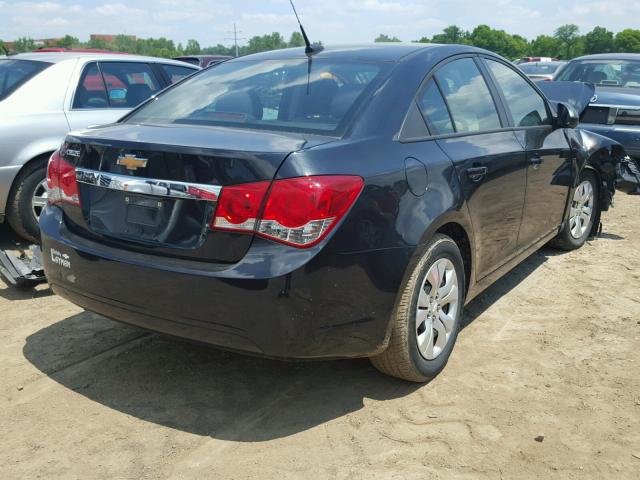 1G1PA5SH3D7207807 - 2013 CHEVROLET CRUZE LS BLACK photo 4