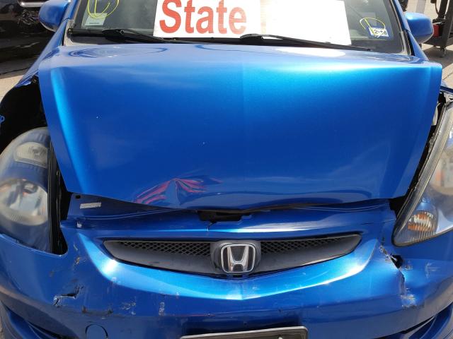 JHMGD38647S035229 - 2007 HONDA FIT S 蓝色 照片 7