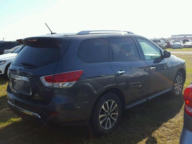 5N1AR2MN2DC626838 - 2013 NISSAN PATHFINDER BLUE photo 4