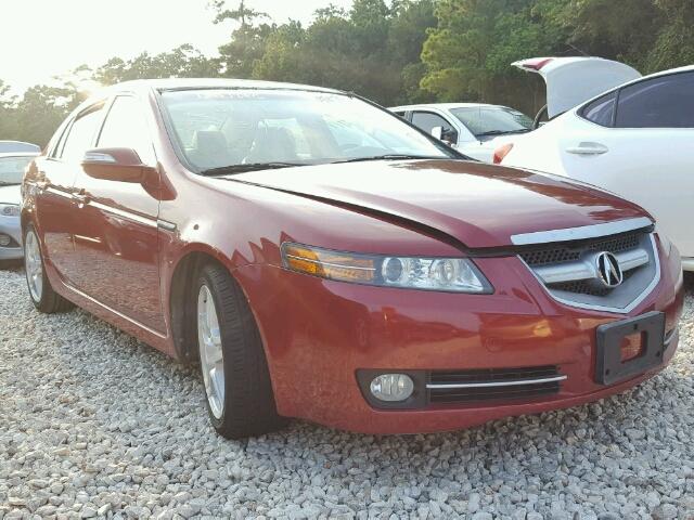 19UUA66227A022839 - 2007 ACURA TL RED photo 1