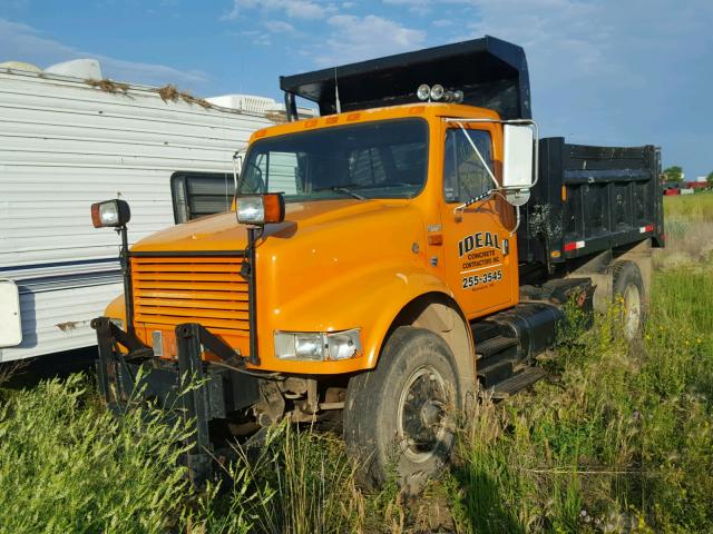 1HTSDNXN7NH425867 - 1992 INTERNATIONAL 4000 4900 ORANGE photo 2