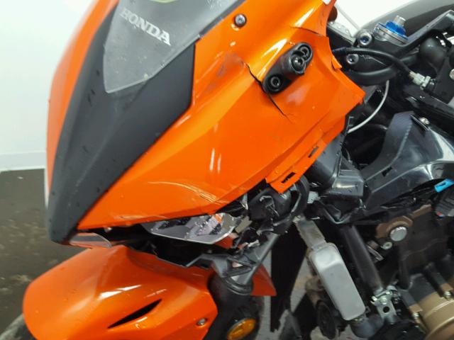 MLHPC4462H5401329 - 2017 HONDA CBR500 R ORANGE photo 10