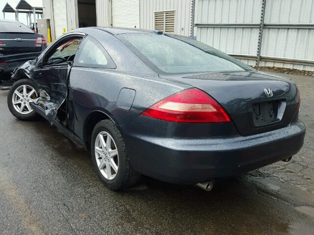 1HGCM82664A008719 - 2004 HONDA ACCORD EX GRAY photo 3