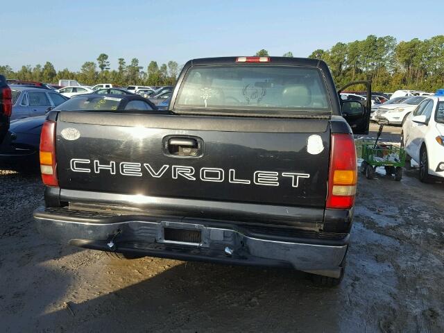 1GCEC14W21Z233179 - 2001 CHEVROLET SILVERADO BLACK photo 6