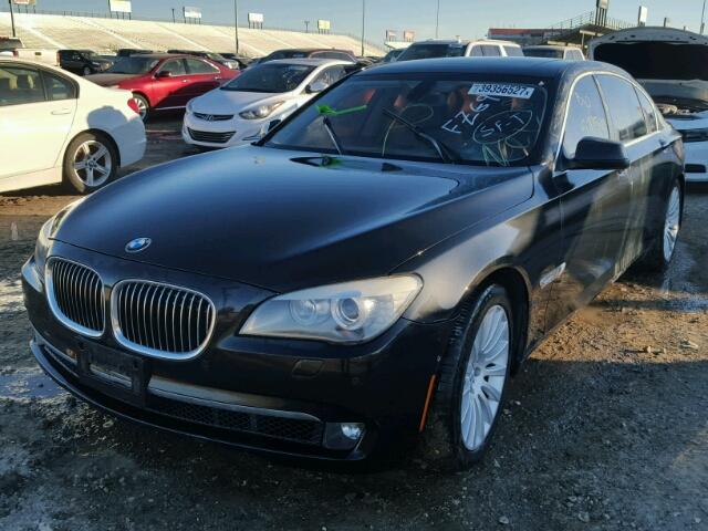 WBAKB8C53ACY62831 - 2010 BMW 750 BLACK photo 2