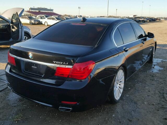 WBAKB8C53ACY62831 - 2010 BMW 750 BLACK photo 4