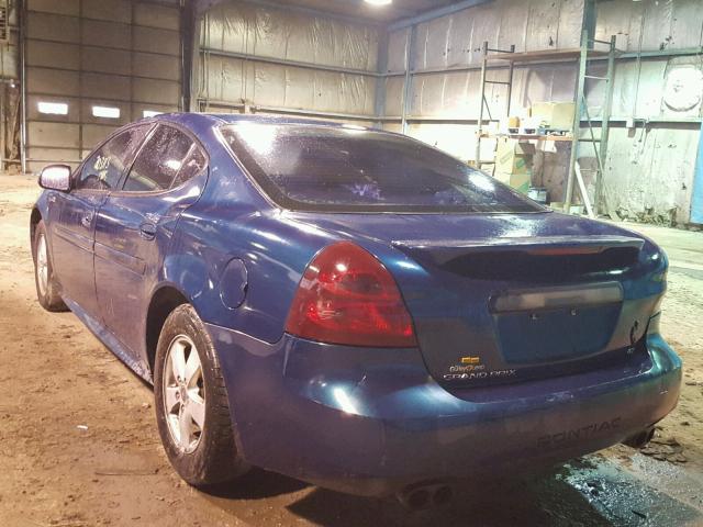 2G2WS522351200421 - 2005 PONTIAC GRAND PRIX BLUE photo 3