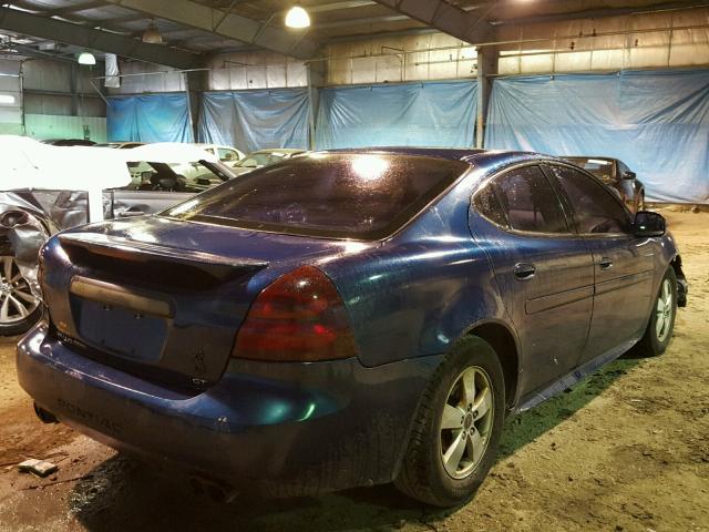 2G2WS522351200421 - 2005 PONTIAC GRAND PRIX BLUE photo 4