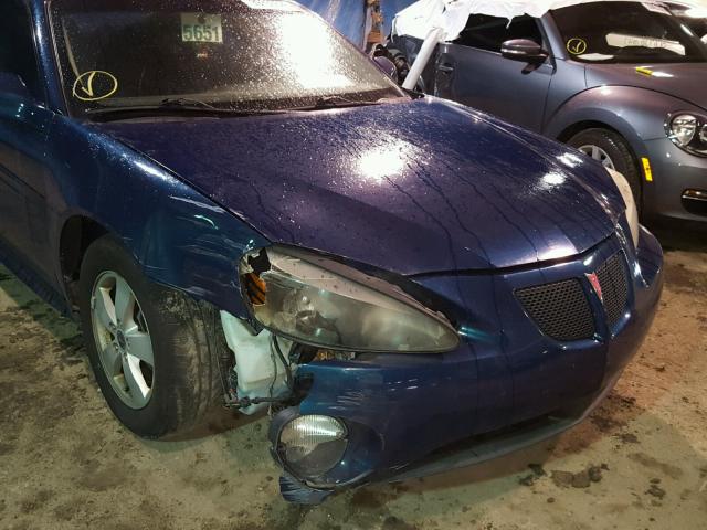 2G2WS522351200421 - 2005 PONTIAC GRAND PRIX BLUE photo 9