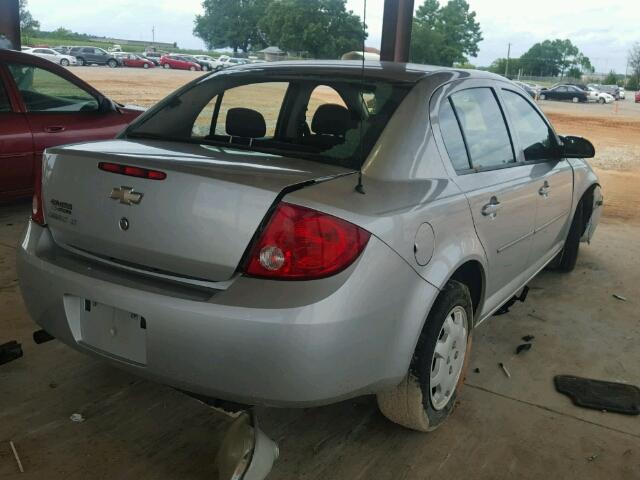 1G1AD5F5XA7163751 - 2010 CHEVROLET COBALT SILVER photo 4