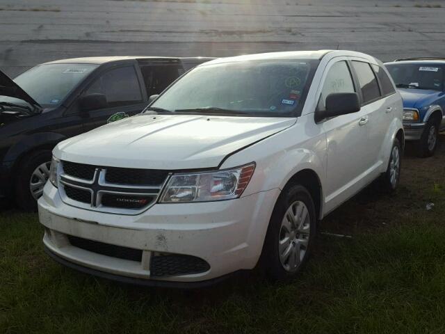 3C4PDCAB9DT734777 - 2013 DODGE JOURNEY WHITE photo 2