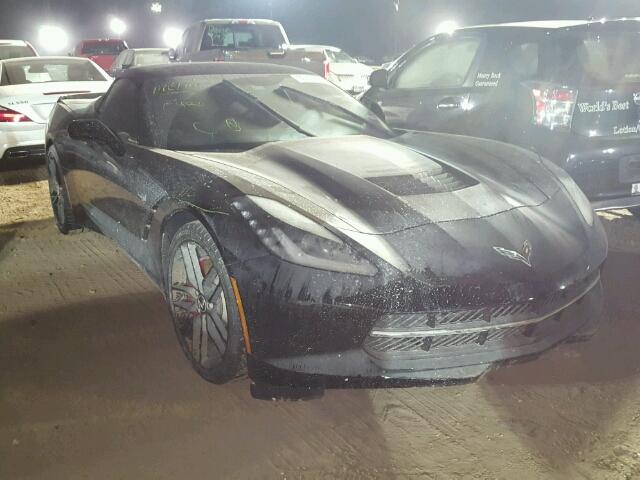 1G1YH3D70F5121250 - 2015 CHEVROLET CORVETTE BLACK photo 1