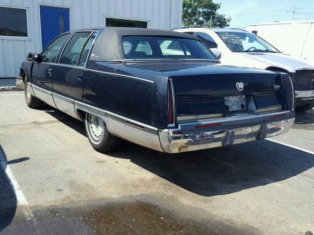 1G6DW52P6SR715387 - 1995 CADILLAC FLEETWOOD BLACK photo 3