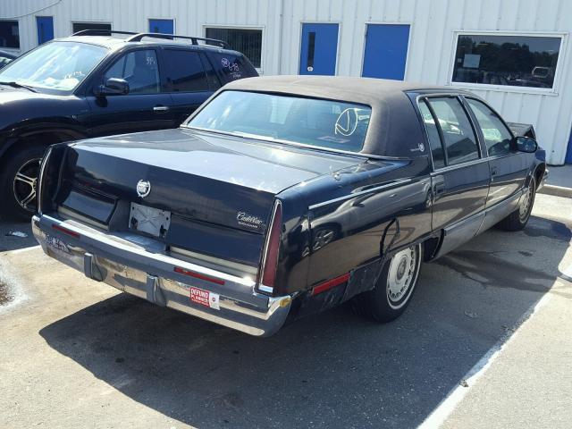 1G6DW52P6SR715387 - 1995 CADILLAC FLEETWOOD BLACK photo 4