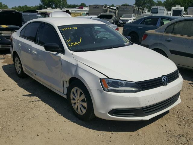 3VW1K7AJ8CM359867 - 2012 VOLKSWAGEN JETTA BASE 白色 照片 1