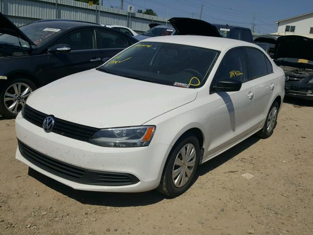 3VW1K7AJ8CM359867 - 2012 VOLKSWAGEN JETTA BASE 白色 照片 2