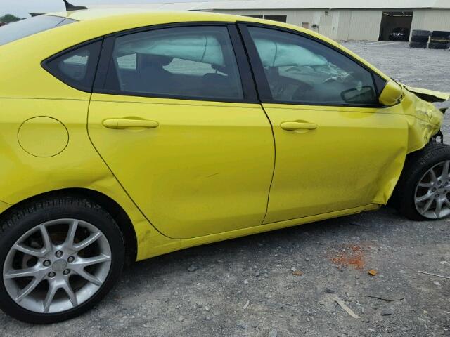 1C3CDFBH9DD135763 - 2013 DODGE DART SXT GREEN photo 10