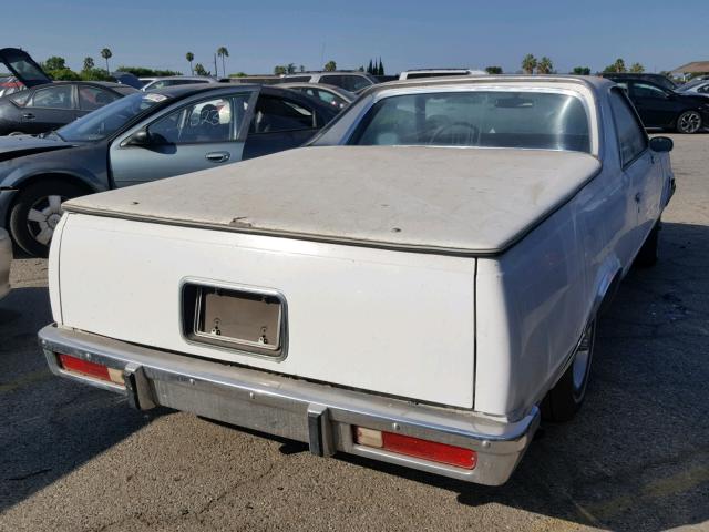 1GCCW80A4BZ432432 - 1981 CHEVROLET EL CAMINO WHITE photo 4