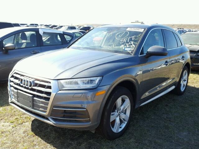 WA1BNAFY4J2023763 - 2018 AUDI Q5 PREMIUM GRAY photo 2