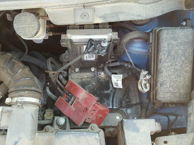 KL8CD6S97EC489723 - 2014 CHEVROLET SPARK 1LT Синий фото 9