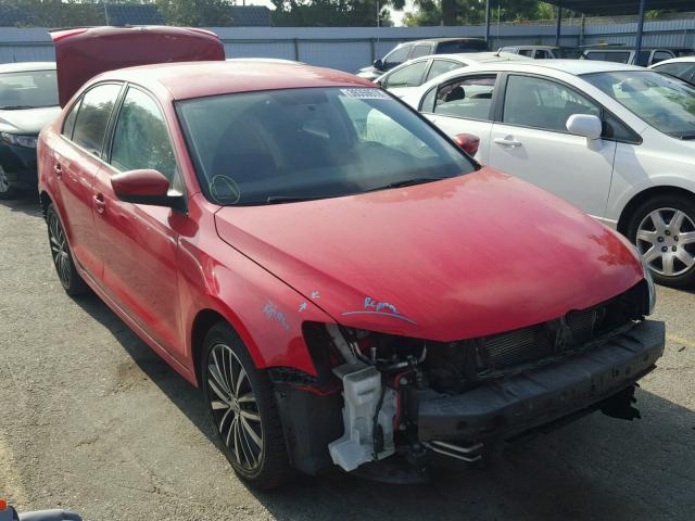 3VW2K7AJ4FM356506 - 2015 VOLKSWAGEN JETTA BASE Կարմիր լուսանկար 1
