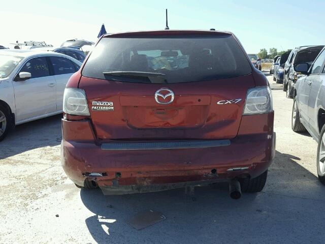 JM3ER293470101547 - 2007 MAZDA CX-7 RED photo 9