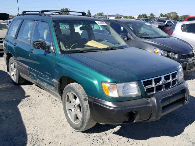 JF1SF6550WH755311 - 1998 SUBARU FORESTER S GREEN photo 1