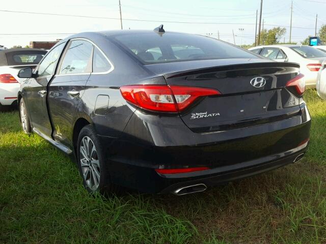 5NPE34AF5GH374270 - 2016 HYUNDAI SONATA SPO BLACK photo 3