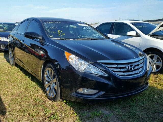 5NPEC4ACXDH722999 - 2013 HYUNDAI SONATA BLACK photo 1