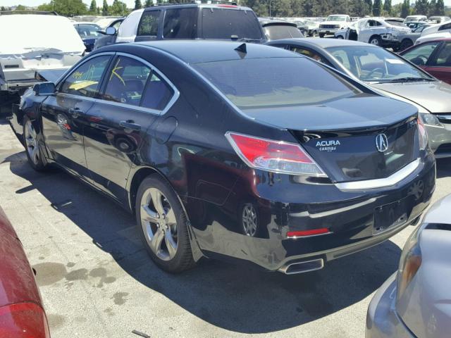 19UUA8F70CA007340 - 2012 ACURA TL BLACK photo 3