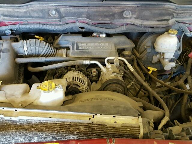 3D7KS28D47G818820 - 2007 DODGE RAM 2500 S RED photo 7