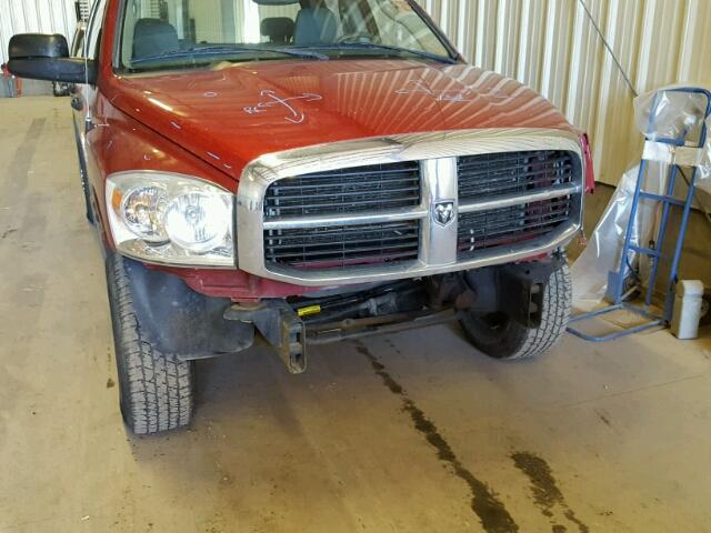 3D7KS28D47G818820 - 2007 DODGE RAM 2500 S RED photo 9